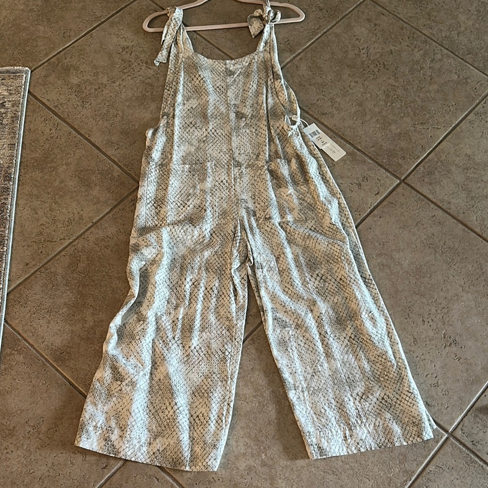 Beach Bunny Gray Snakeskin Jumpsuit